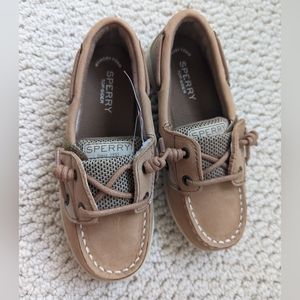 NWT NIB kids Sperry Topsiders boat shoes, 12